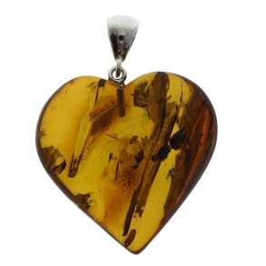 Det Unikke Og Smukke Vesterhavs Ravhjerte