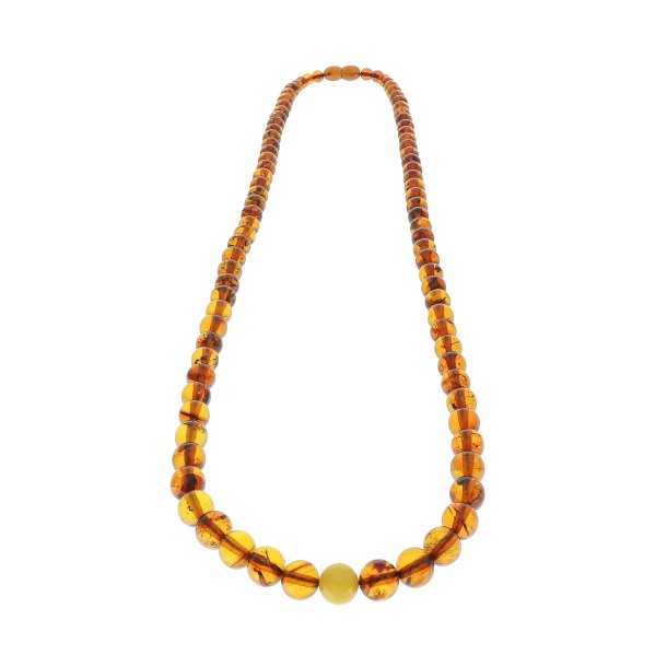 Wundersch�nes Bernsteinperlen Armband und Halsketten Set