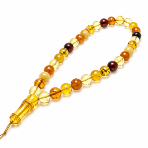 Muslimsk Bedek�de Af Det Flotteste Vesterhavs Ravperle 33 stykker  � Misbaha, Tasbih / Tespih  