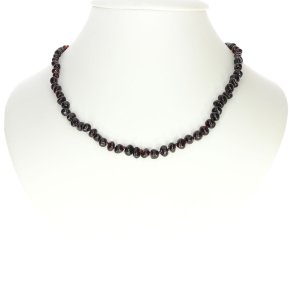 gte rav perlekde i Mrkebrun farve