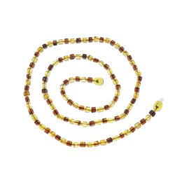 Bezaubernde Kette aus w�rfelf�rmigen Bernsteinen