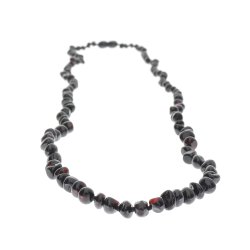 Naturformet Ravkde Af Det Flotteste Vesterhavs Ravperler - 50 CM