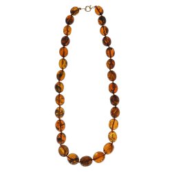 Helt Unik Ravkde Af Olivenformet Ravstykker 