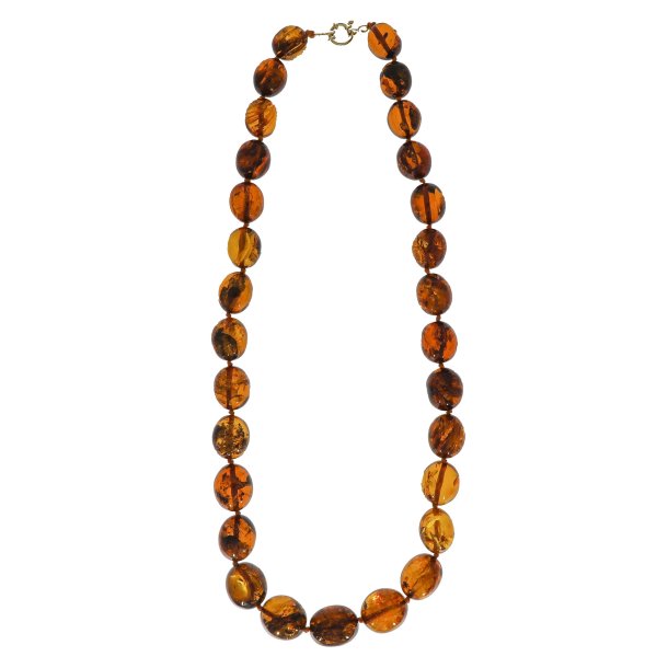 Helt Unik Ravkde Af Olivenformet Ravstykker 