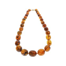 Helt Unik Ravkde Af Olivenformet Ravstykker 