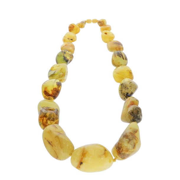 Helt Unik Mlkeravs Kde / Einzigartige Milchbernsteinkette