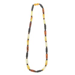 Unik Ravkde Med Cylinderformet Og Runde Ravstykker - 45 cm