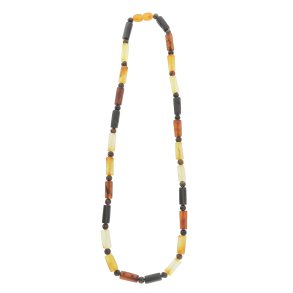 Unik Ravkde Med Cylinderformet Og Runde Ravstykker - 45 cm