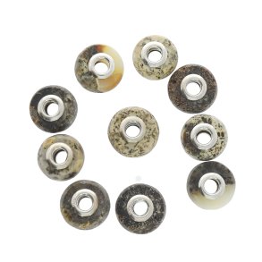 Hndlavede jordrav ikke poleret perler, der passer til Pandora og Trollekugle