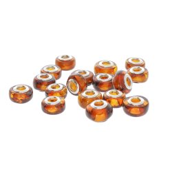 Hndlavede rav perler, der passer til Pandora og Trollekugle