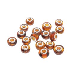 Hndlavede rav perler, der passer til Pandora og Trollekugle