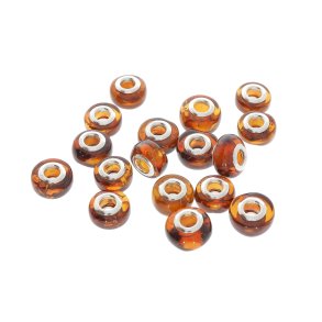 Hndlavede rav perler, der passer til Pandora og Trollekugle