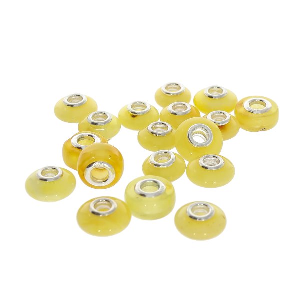 Handgefertigte Bernsteinperlen, passend f�r Pandora und Trollekugle