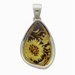 Helt Unik Vintage Stil H�ndgraveret Cameo Rav Vedh�ng