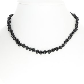 Naturformet Ravkde Af Det Flotteste Vesterhavs Ravperler - 45 CM