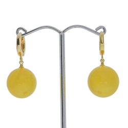 Unikke Mlkeravs Kugle reringe I Forgyldt Slv