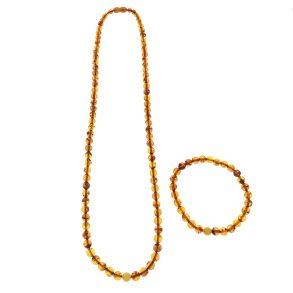 Smuk Ravperle Armbnd Og Halskde St