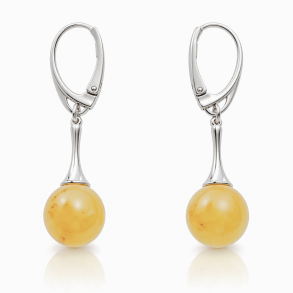 H�ngende Milchraben Bernstein Perlen