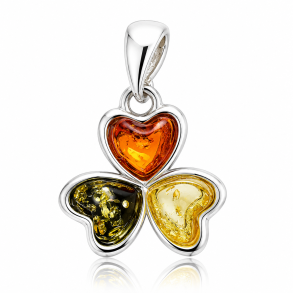 Kl�ver Vedh�ng I Rav Og 925 Sterling S�lv 
