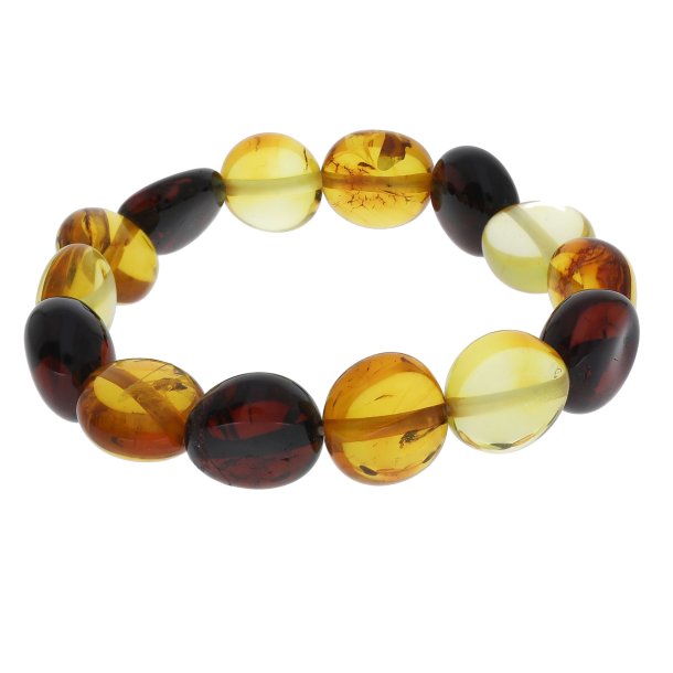 gte Rav armbnd / Real Amber Bracelet / Echte Bernstein Armband 55
