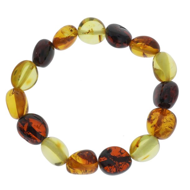 gte Rav armbnd / Real Amber Bracelet / Echte Bernstein Armband 55