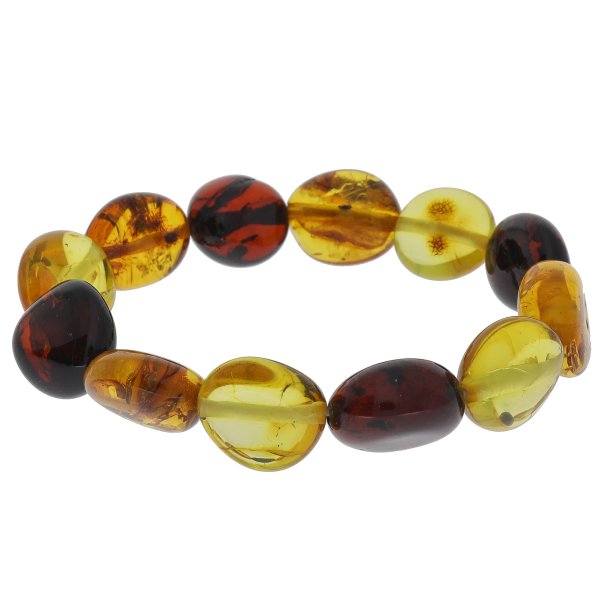 gte Rav armbnd / Real Amber Bracelet / Echte Bernstein Armband 55