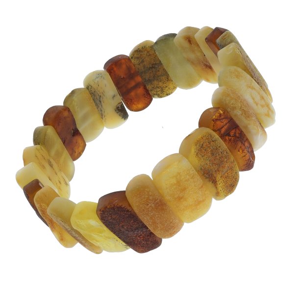 gte ikke poleret naturligt rav armbnd / Real Amber Bracelet / Echte Bernstein Armband 