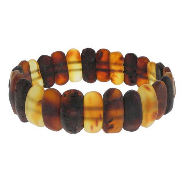 gte ikke poleret rav armbnd / Real Amber Bracelet / Echte Bernstein Armband 