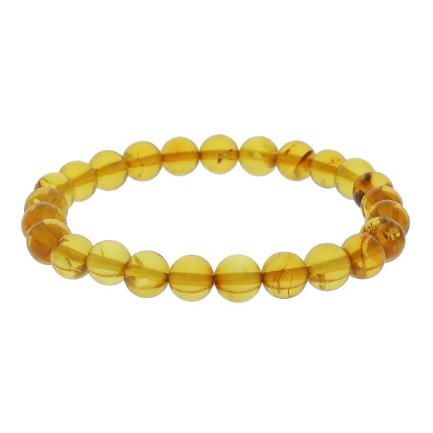 gte Ravperler armbnd / Real Amber Bracelet / Echte Bernstein Armband