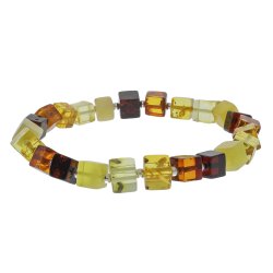 gte kvadratisk rav armbnd / Real Amber Bracelet / Echte Bernstein Armband