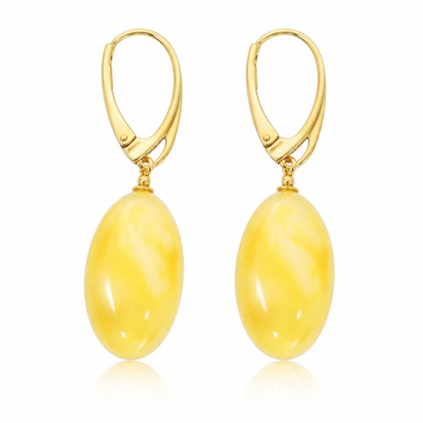 Einzigartige Dairy Ohrringe in vergoldetem Silber