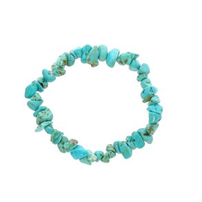 Howlite armbnd i naturlig form