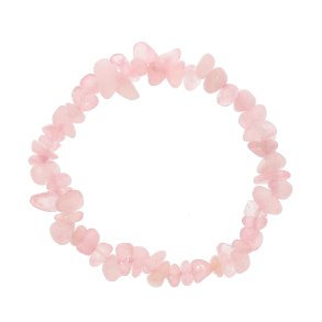 Rosakvarts armbnd i naturlig form