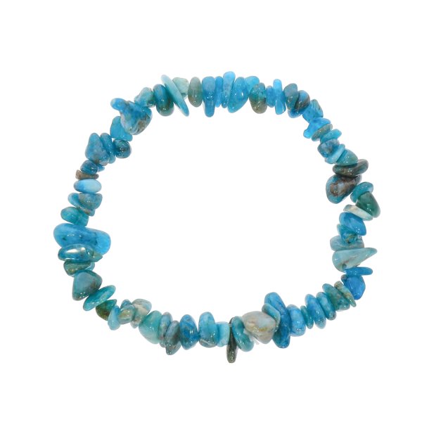 Blaues Apatit Armband in nat�rlicher Form