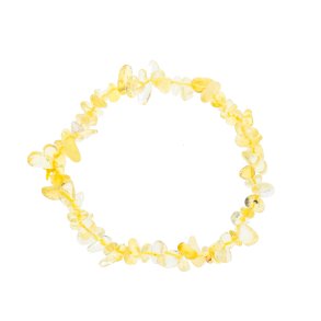 Citrin armbnd i naturlig form