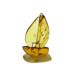 Handgefertigtes Bernstein Schiff
