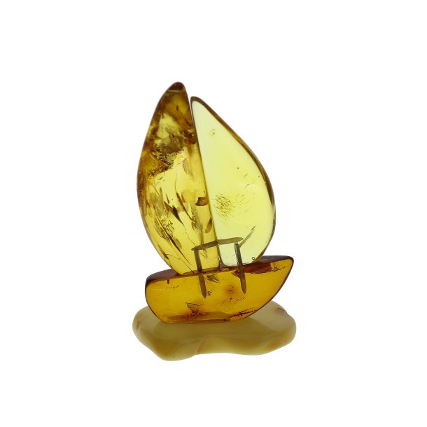 Handgefertigtes Bernstein Schiff