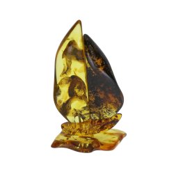 Unikt og meget smukt hndlavet ravskib