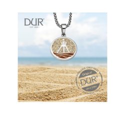 Ahoi "Lkken" Vedhnget med strand sand og rav