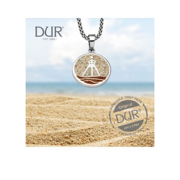 Ahoi "Lkken" Vedhnget med strand sand og rav