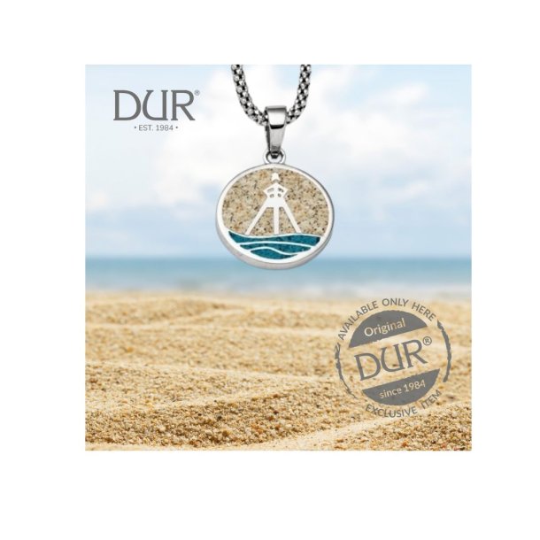 Ahoi "Lkken" Vedhnget med strand sand og blsand