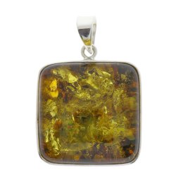 Hndlavet Rundt Vedhng I Rav Og Sterling Slv