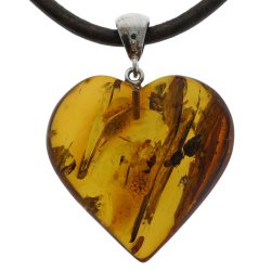 Det Unikke Og Smukke Vesterhavs Ravhjerte