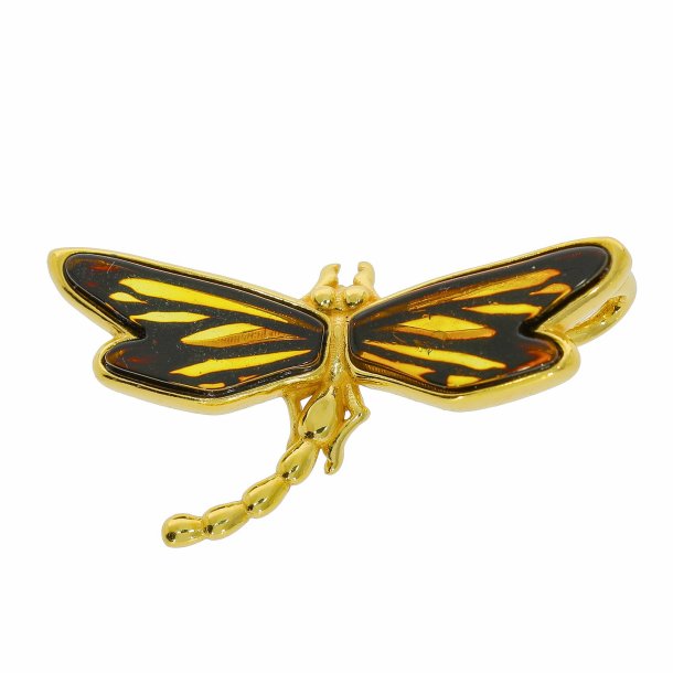 Guldsmede Vedhng I Rav Og Forgyldt Slv