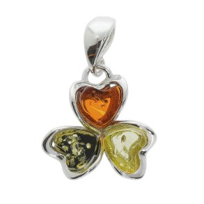 Klver Vedhng I Rav Og 925 Sterling Slv 