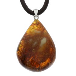 Einzigartiger perlenf�rmiger Bernstein-Anh�nger