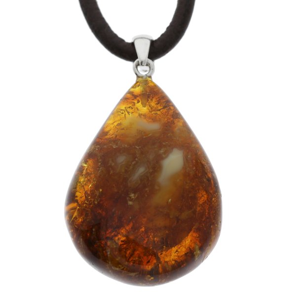 Einzigartiger perlenf�rmiger Bernstein-Anh�nger