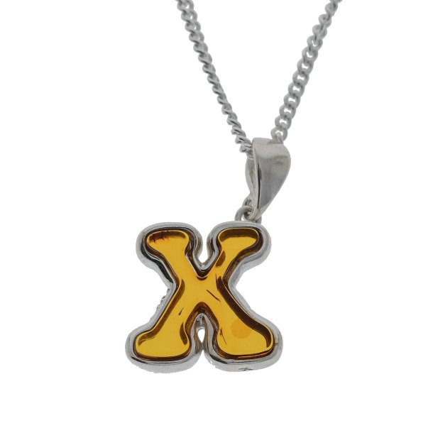 Bogstav X Rav Og Slv Vedhng