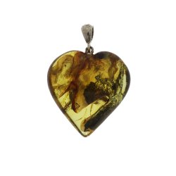 gte rav Hjerte / Real amber heart