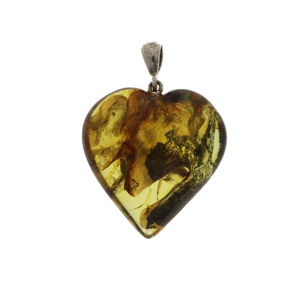 gte rav Hjerte / Real amber heart